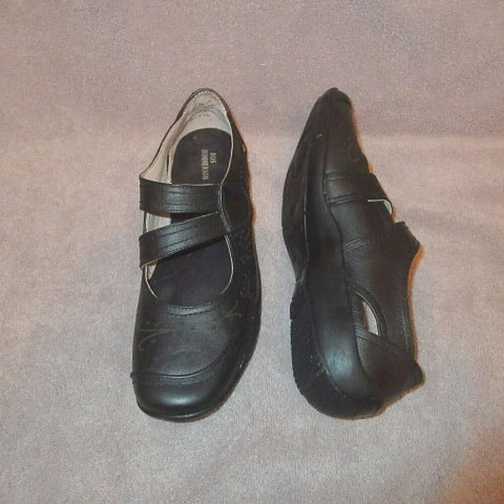 Ros Hommerson Chelsea Mary Jane Shoes Size 9.5 N Leather Comfort Cushion Work